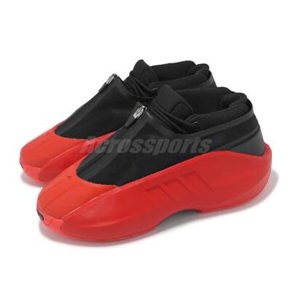 NEW - Adidas Crazy IIInfinity Mens Basketball Shoes Size 9.5 Black/Red main image 7